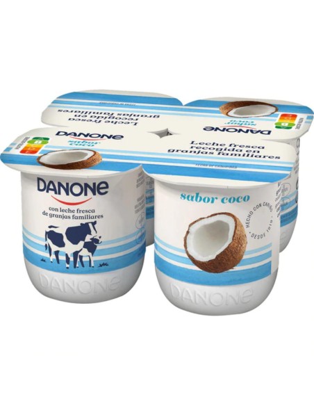 DANONE SABOR COCO, F.R., GALLETA, VAINILLA P-4