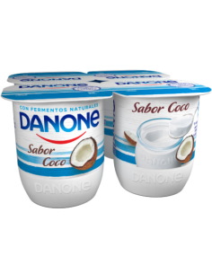 DANONE SABOR COCO, F.R., GALLETA, VAINILLA P-4 2