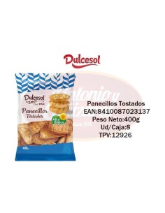 DULCESOL PANECILLOS TOSTADOS 400 G